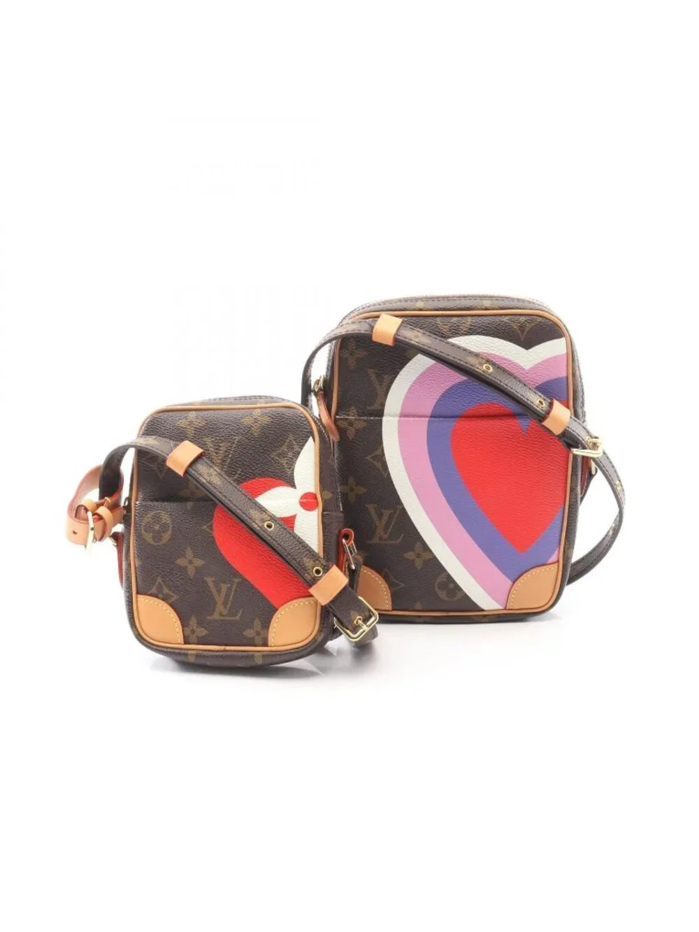 Authentic Louis Vuitton Game On Monogram Panam Set M57450  Louis Vuitton Panam Set Game On Shoulder Bag Crossbody Monogram Brown main image 1